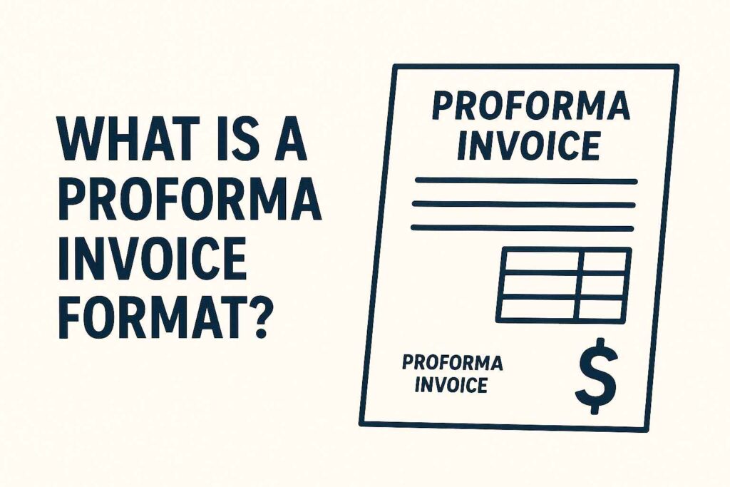 proforma invoice format