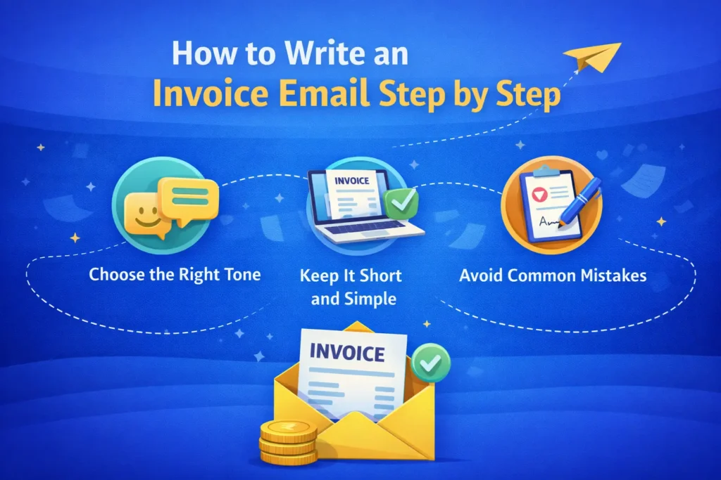 invoice email step by step