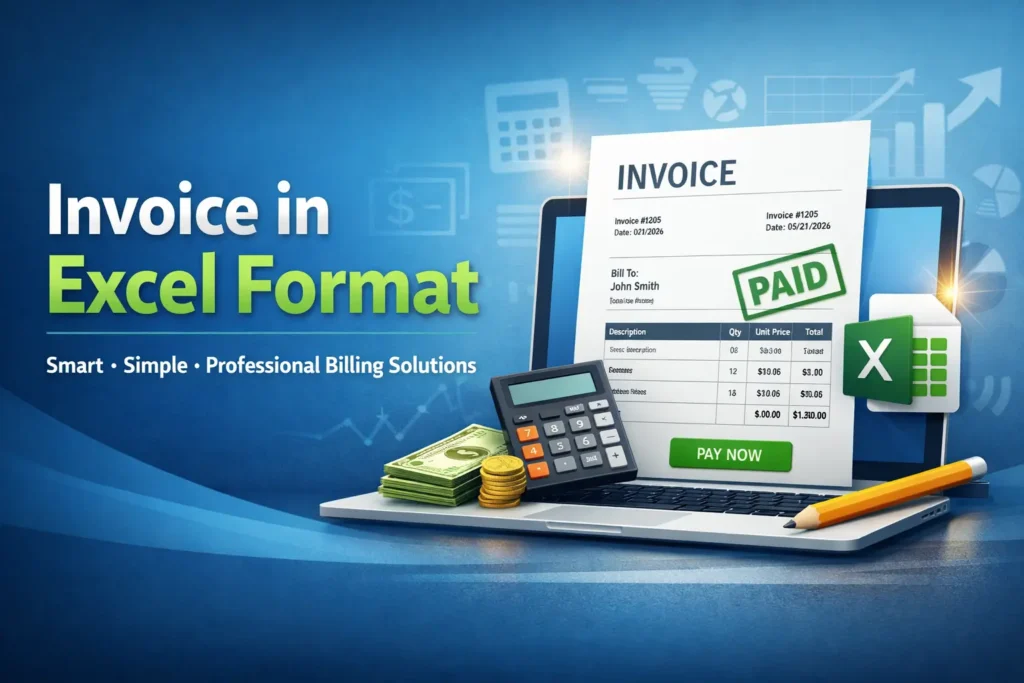 invoice in excel format